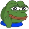 🖕 Эмодзи «😎 Набор эмоджи с мемным лягушонком Пепе» для Telegram