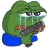 😭 Эмодзи «😎 Набор эмоджи с мемным лягушонком Пепе» для Telegram