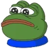 ☹️ Эмодзи «😎 Набор эмоджи с мемным лягушонком Пепе» для Telegram