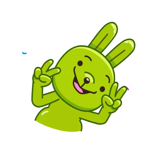 ✌️ Эмодзи «Green Bun» для Telegram