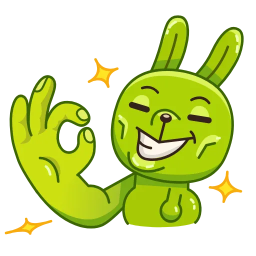 👌 Эмодзи «Green Bun» для Telegram