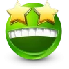 🤩 Эмодзи «Green Face Emoji» для Telegram