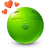 🤩 Эмодзи «Green Face Emoji» для Telegram