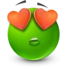🤩 Эмодзи «Green Face Emoji» для Telegram