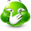 🤩 Эмодзи «Green Face Emoji» для Telegram