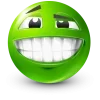 🤩 Эмодзи «Green Face Emoji» для Telegram