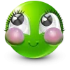 🤩 Эмодзи «Green Face Emoji» для Telegram