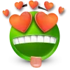 🤩 Эмодзи «Green Face Emoji» для Telegram