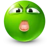 🤩 Эмодзи «Green Face Emoji» для Telegram