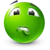 🤩 Эмодзи «Green Face Emoji» для Telegram
