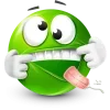 🤩 Эмодзи «Green Face Emoji» для Telegram
