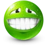 🤩 Эмодзи «Green Face Emoji» для Telegram