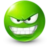 🤩 Эмодзи «Green Face Emoji» для Telegram