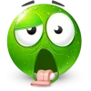 🤩 Эмодзи «Green Face Emoji» для Telegram