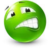 🤩 Эмодзи «Green Face Emoji» для Telegram