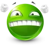 🤩 Эмодзи «Green Face Emoji» для Telegram