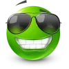 🤩 Эмодзи «Green Face Emoji» для Telegram