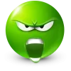 🤩 Эмодзи «Green Face Emoji» для Telegram