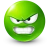 🤩 Эмодзи «Green Face Emoji» для Telegram