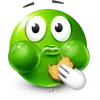 🤩 Эмодзи «Green Face Emoji» для Telegram
