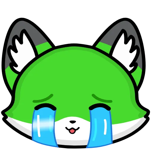😭 Эмодзи «Green Fox Games» для Telegram