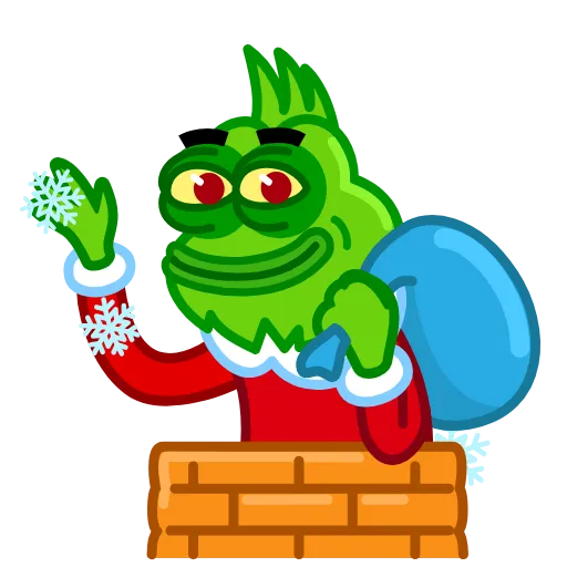 👋 Эмодзи «Pepe Grinch» для Telegram