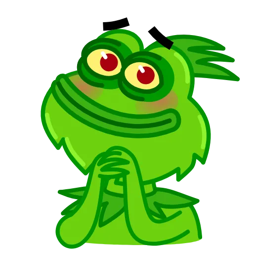 ☺️ Эмодзи «Pepe Grinch» для Telegram
