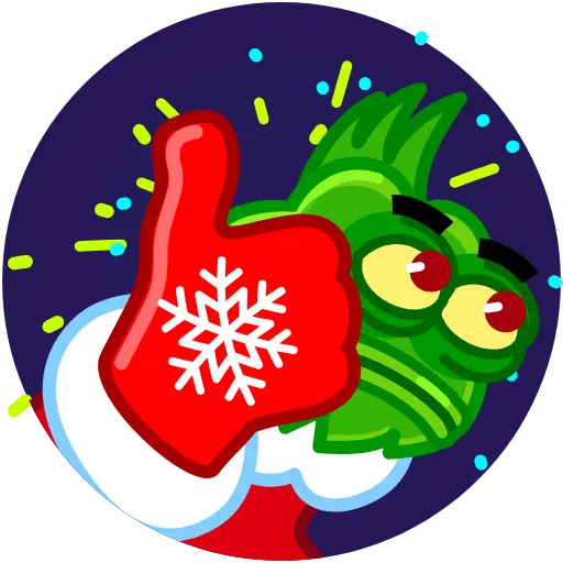 👍 Эмодзи «Pepe Grinch» для Telegram