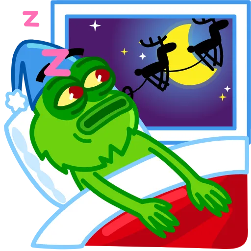 😴 Эмодзи «Pepe Grinch» для Telegram