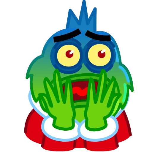 😨 Эмодзи «Pepe Grinch» для Telegram