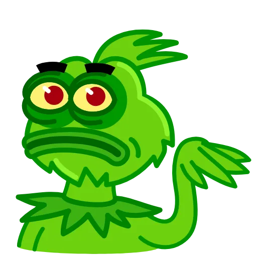 🙄 Эмодзи «Pepe Grinch» для Telegram