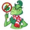 🙅‍♂️ Эмодзи «Гринч» для Telegram
