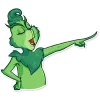 👉 Эмодзи «Гринч» для Telegram