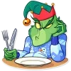 🍽 Эмодзи «Гринч» для Telegram