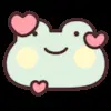 🥰 Эмодзи «GuaGua Frog» для Telegram