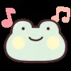 🥳 Эмодзи «GuaGua Frog» для Telegram