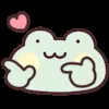 🥰 Эмодзи «GuaGua Frog» для Telegram