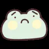 ☹️ Эмодзи «GuaGua Frog» для Telegram