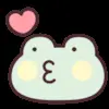 😘 Эмодзи «GuaGua Frog» для Telegram