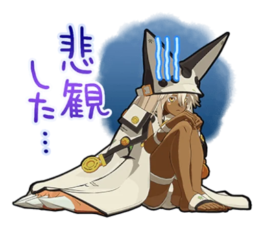 😥 Стикер «GUILTY GEAR Xrd - REVELATOR-» для Telegram