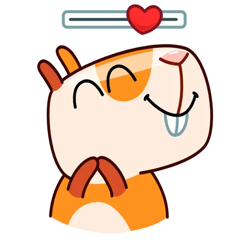 ❤️ Эмодзи «Mr Guinea Pig» для Telegram
