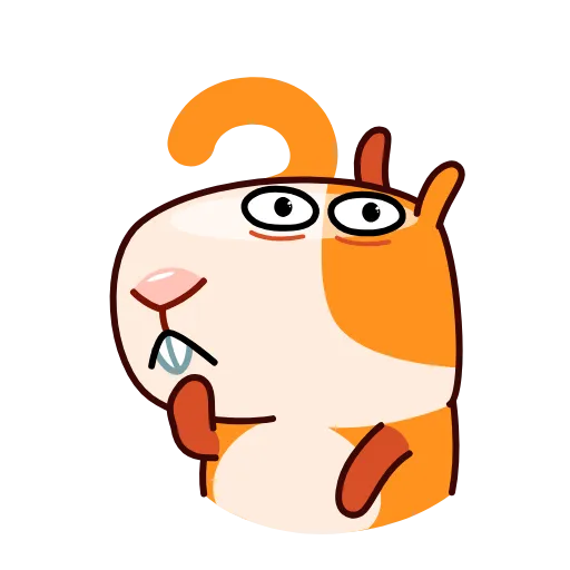 🤔 Эмодзи «Mr Guinea Pig» для Telegram