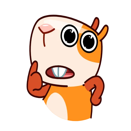 🍽 Эмодзи «Mr Guinea Pig» для Telegram