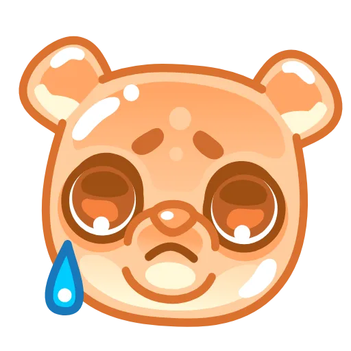 😢 Эмодзи «Gummy Bears Emoji» для Telegram