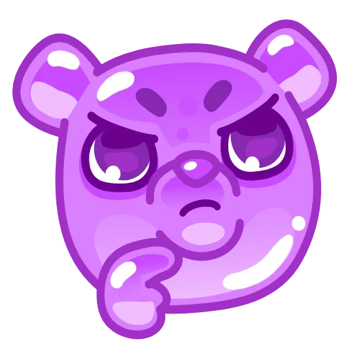 🤔 Эмодзи «Gummy Bears Emoji» для Telegram