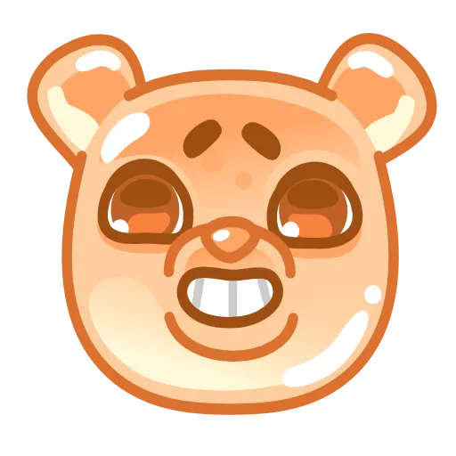 😅 Эмодзи «Gummy Bears Emoji» для Telegram