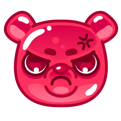 😡 Эмодзи «Gummy Bears Emoji» для Telegram