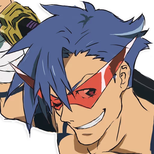 Стикерпак Gurren Lagann для Telegram — скачать