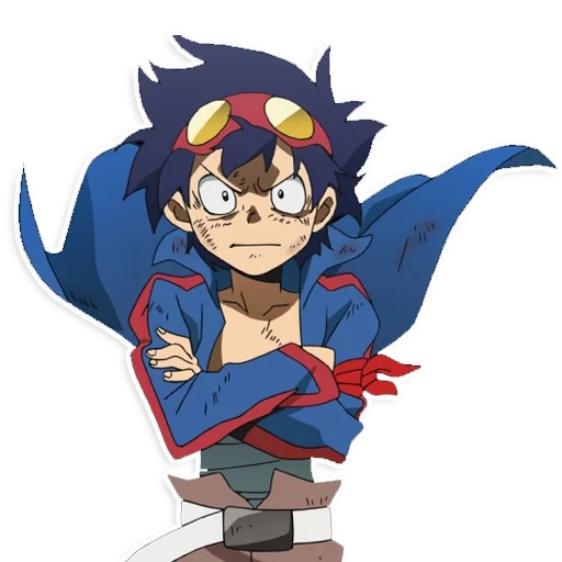 😡 Стикер «Gurren Lagann» для Telegram