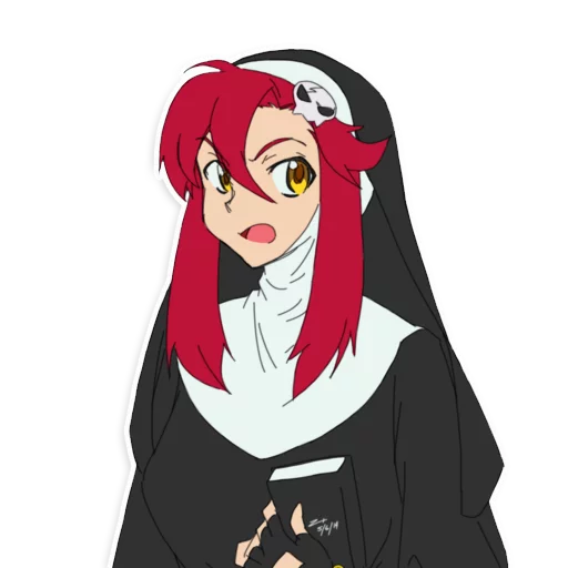 😧 Стикер «Gurren Lagann» для Telegram